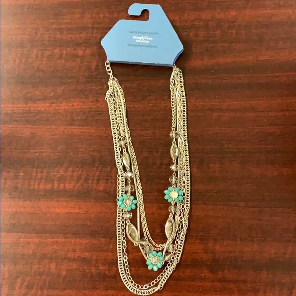 Simply Vera Wang 6 chain necklace